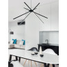 NOWOŚĆ MAXLIGHT P0412 LAMPA WISZĄCA SPIDER BLACK