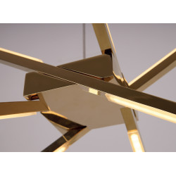 NOWOŚĆ MAXLIGHT P0457 LAMPA WISZĄCA SPIDER ZŁOTA