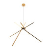 NOWOŚĆ MAXLIGHT P0457 LAMPA WISZĄCA SPIDER ZŁOTA