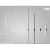 NOWOŚĆ MAXLIGHT C0241 KINKIET TAMPA 60CM 18W IP44 3000K