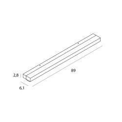 NOWOŚĆ MAXLIGHT W0409D KINKIET TRIO 10W, CZARNY, IP44, 4000K