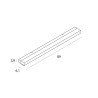 NOWOŚĆ MAXLIGHT W0410D KINKIET TRIO 10W, CHROM, IP44, 4000K