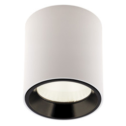 NOWOŚĆ MAXLIGHT C0155 LAMPA SUFITOWA TUB OKRĄGŁY BIAŁY+ PIERŚCIEŃ OZDOBNY BIAŁY RC0155/C0156 WHITE