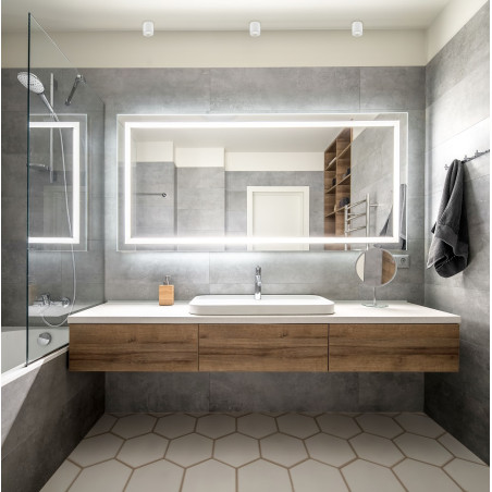 NOWOŚĆ MAXLIGHT C0155 LAMPA SUFITOWA TUB OKRĄGŁY BIAŁY+ PIERŚCIEŃ OZDOBNY BIAŁY RC0155/C0156 WHITE