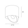 NOWOŚĆ MAXLIGHT C0265 LAMPA SUFITOWA VECTOR 10W BIAŁA