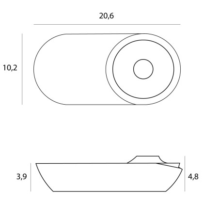 NOWOŚĆ MAXLIGHT C0268 LAMPA SUFITOWA VECTOR 10W CZARNA