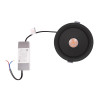 NOWOŚĆ MAXLIGHT H0140 LAMPA WPUSTOWA VECTOR 10W CZARNA