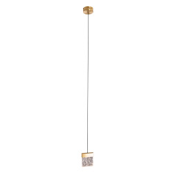 NOWOŚĆ MAXLIGHT P0573D LAMPA WISZĄCA VETRO BRUSHED GOLD