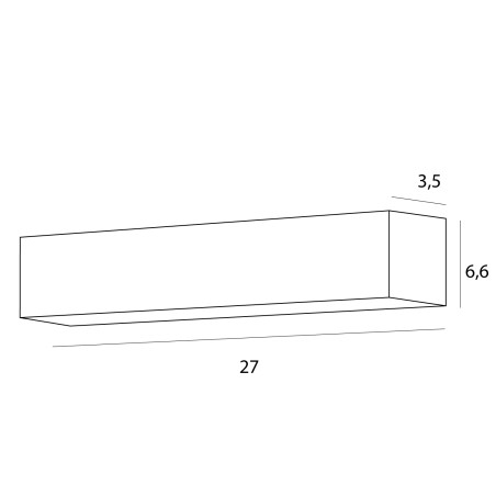 NOWOŚĆ MAXLIGHT C0254 LAMPA SUFITOWA X-LINE 14W