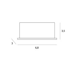 NOWOŚĆ MAXLIGHT H0134 OPRAWA WPUSTOWA X-LINE, DO SKOMPLETOWANIA Z  TRAFO HT0134