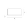 NOWOŚĆ MAXLIGHT H0134 OPRAWA WPUSTOWA X-LINE, DO SKOMPLETOWANIA Z  TRAFO HT0134