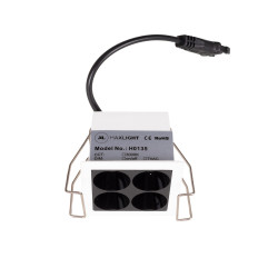 NOWOŚĆ MAXLIGHT H0135 OPRAWA WPUSTOWA X-LINE, DO SKOMPLETOWANIA Z  TRAFO HT0135