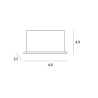 NOWOŚĆ MAXLIGHT H0135 OPRAWA WPUSTOWA X-LINE, DO SKOMPLETOWANIA Z  TRAFO HT0135