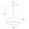 MAXLIGHT P0473 LAMPA WISZĄCA LUISANT