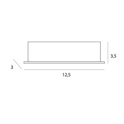 NOWOŚĆ MAXLIGHT H0136 OPRAWA WPUSTOWA X-LINE, DO SKOMPLETOWANIA Z  TRAFO HT0136