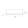 NOWOŚĆ MAXLIGHT H0136 OPRAWA WPUSTOWA X-LINE, DO SKOMPLETOWANIA Z  TRAFO HT0136