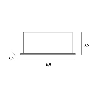 NOWOŚĆ MAXLIGHT H0137 OPRAWA WPUSTOWA X-LINE, DO SKOMPLETOWANIA Z  TRAFO HT0137
