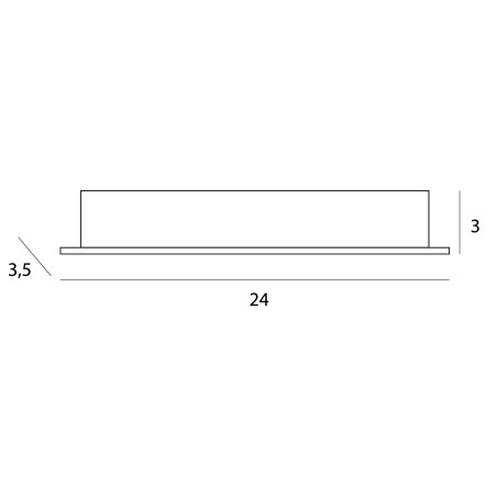 NOWOŚĆ MAXLIGHT H0138 OPRAWA WPUSTOWA X-LINE, DO SKOMPLETOWANIA Z  TRAFO HT0138