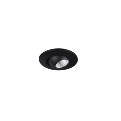 NOWOŚĆ MAXLIGHT H0105 OPRAWA WPUSTOWA MAX YUCA ROUND TILTED BLACK 3W