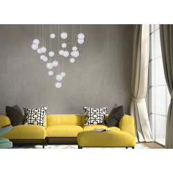 NOWOŚĆ MAXLIGHT P0386 LAMPA WISZĄCA ZOE 24x1,5W CHROMOWA
