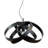 NOWOŚĆ 1143 LAMPA WISZĄCA FLORES CZARNA/BLACK ZUMA LINE
