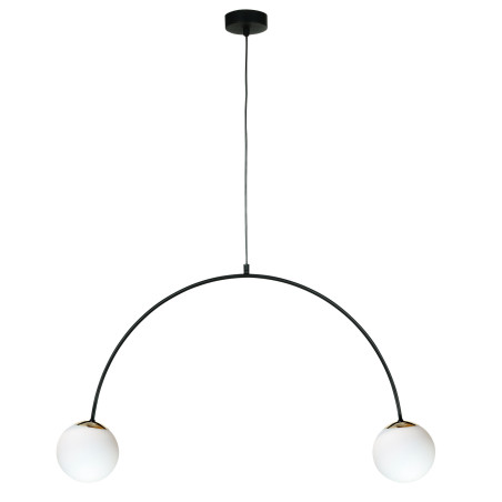 NOWOŚĆ 1222 BOW LAMPA WISZĄCA CZARNY ZUMA LINE