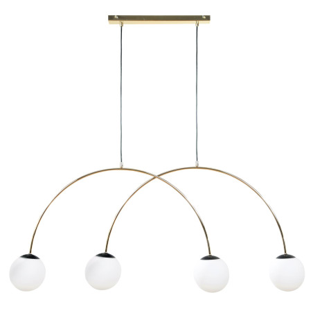 NOWOŚĆ 1219 BOW LAMPA WISZĄCA ZŁOTY ZUMA LINE