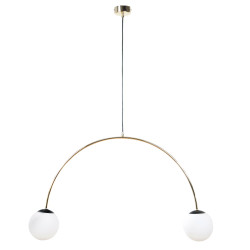 NOWOŚĆ 1221 BOW LAMPA WISZĄCA ZŁOTY ZUMA LINE