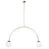 NOWOŚĆ 1221 BOW LAMPA WISZĄCA ZŁOTY ZUMA LINE