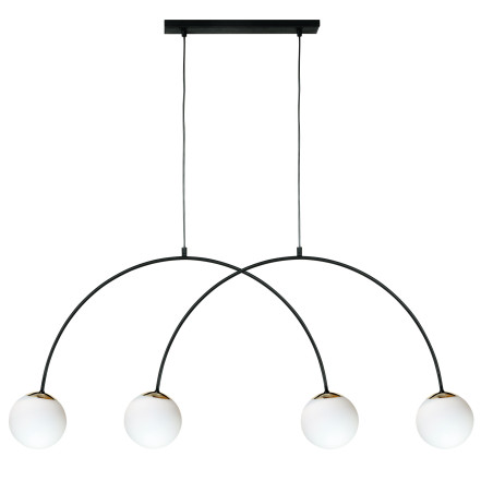 NOWOŚĆ 1220 BOW LAMPA WISZĄCA CZARNY ZUMA LINE