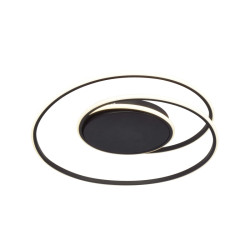 NOWOŚĆ C240842601 ZEPHYRA LAMPA SUFITOWA CZARNA/BLACK ZUMA LINE