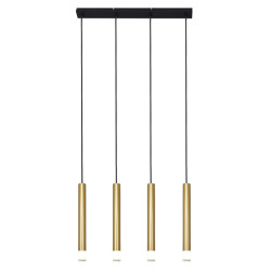 WYPRZEDAŻ P241125804GD VELIC LAMPA WISZĄCA ZŁOTA+CZARNA/GOLD+BLACK ZUMA LINE