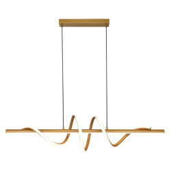 NOWOŚĆ P241249402 VELENNE LAMPA WISZĄCA ZŁOTA/GOLD ZUMA LINE