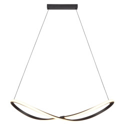 NOWOŚĆ P241060001 ROSENTRA LAMPA WISZĄCA CZARNA/BLACK ZUMA LINE