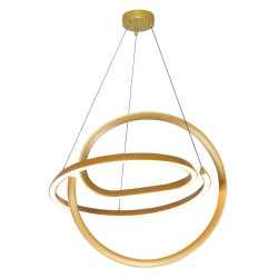 NOWOŚĆ P241249401E VELENNE LAMPA WISZĄCA ZŁOTA/GOLD ZUMA LINE