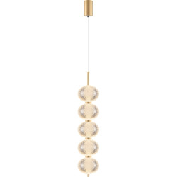 NOWOŚĆ DU31359/30W GALATEA LAMPA WISZĄCA ZŁOTA/GOLD ZUMA LINE