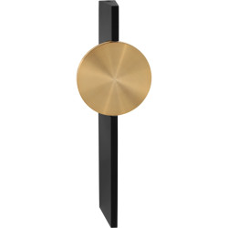 NOWOŚĆ WL32160/3W/BK FLUX KINKIET CZARNY+ZŁOTY/BLACK+GOLD ZUMA LINE