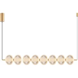 NOWOŚĆ DU31359/50W GALATEA LAMPA WISZĄCA ZŁOTA/GOLD ZUMA LINE