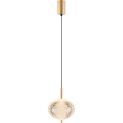 NOWOŚĆ DU31350/6.5W GALATEA LAMPA WISZĄCA ZŁOTA/GOLD ZUMA LINE