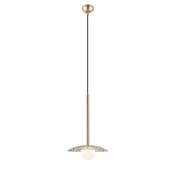 NOWOŚĆ P0600-01C-F7AA NICOSIA LAMPA WISZĄCA ZŁOTA/FRENCH GOLD ZUMA LINE