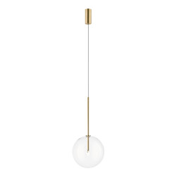 NOWOŚĆ P0606-01B-2GAC MILAN LAMPA WISZĄCA ZŁOTA/GOLD ZUMA LINE