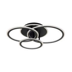 NOWOŚĆ MS238130-BK LUNAR LAMPA SUFITOWA CZARNA-ZŁOTA/BLACK-GOLD ZUMA LINE