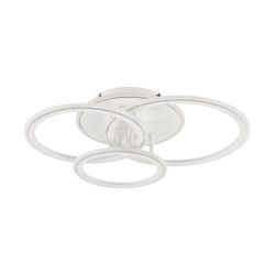 NOWOŚĆ MS238130-WH LUNAR LAMPA SUFITOWA BIAŁA-CHROM/WHITE-CHROME ZUMA LINE