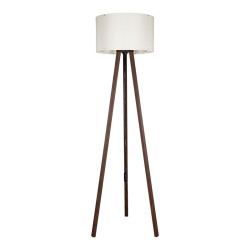 NOWOŚĆ ASZ.1608 PIKO LAMPA PODŁOGOWA ORZECH/WALNUT-CREAM ZUMA LINE