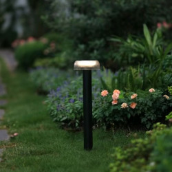 NOWOŚĆ PT33111 BLUET LAMPA OGRODOWA ZEWNĘTRZNA SOLARNA CZARNA/BLACK ZUMA LINE