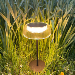 NOWOŚĆ DT33111 BLUET LAMPA STOŁOWA ZEWNĘTRZNA SOLARNA CZARNA/BLACK ZUMA LINE