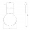 Lampa wisząca Echo Vertical 40 Ramko 67289 Okrąg