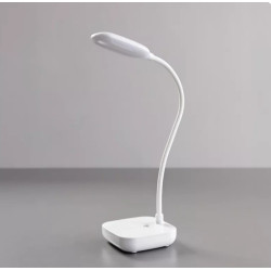 NOWOŚĆ 1961-WH LAMPA BIURKOWA BIAŁA/WHITE ZUMA LINE