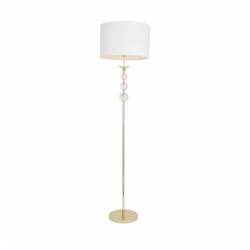 NOWOŚĆ RLL93163-1GW REA II LAMPA PODŁOGOWA ZŁOTO-BIAŁA/GOLD-WHITE ZUMA LINE