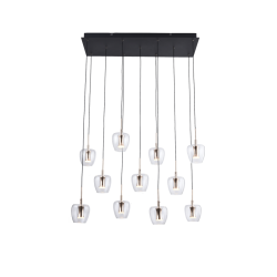 NOWOŚĆ MD2291-11B-3BGT NELSON LAMPA WISZĄCA CZARNO-ZŁOTA/BLACK-GOLD ZUMA LINE